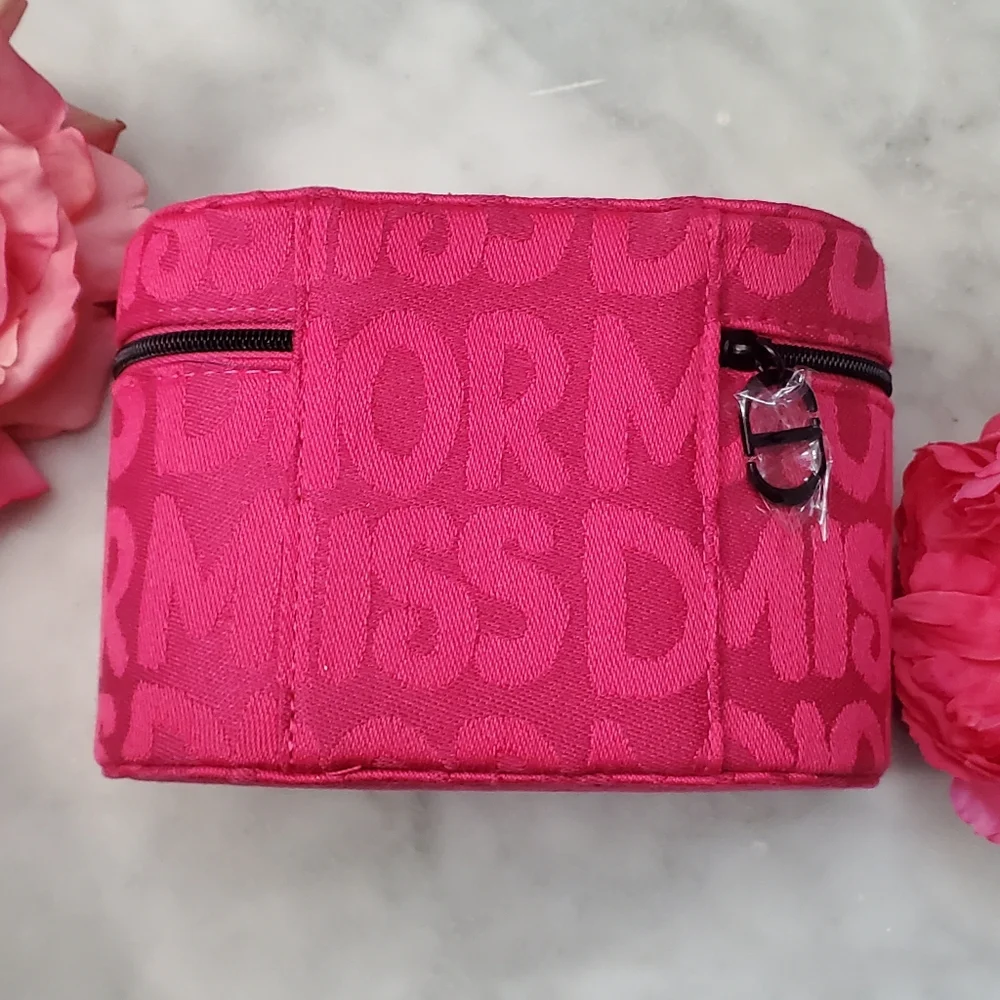 Dior Hot Pink And Black Train Case - Picture 4 of 9